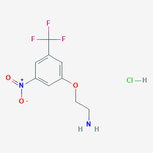 2-(3-Nitro-5-(trifluoromethyl)phenoxy)ethanamine hydrochloride