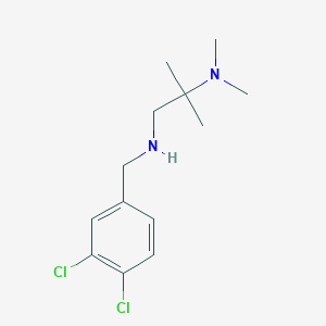 molecular formula C13H20Cl2N2 B1372553 [(3,4-Dichlorophenyl)methyl][2-(dimethylamino)-2-methylpropyl]amine CAS No. 1038251-05-6