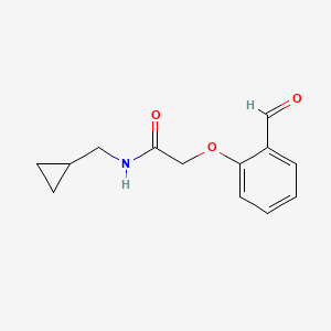 N-(cyclopropylmethyl)-2-(2-formylphenoxy)acetamide