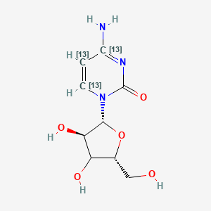 molecular formula C9H13N3O5 B13725554 Cytarabine-13C3 