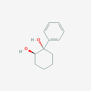 molecular formula C12H16O2 B13725560 (1S,2R)-1-phenylcyclohexane-1,2-diol 