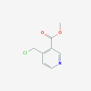 molecular formula C8H8ClNO2 B13725561 Methyl 4-(chloromethyl)nicotinate CAS No. 1159883-17-6