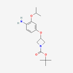 tert-Butyl 3-(4-amino-3-isopropoxyphenoxy)azetidine-1-carboxylate