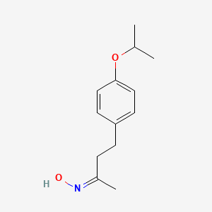 (Z)-N-{4-[4-(propan-2-yloxy)phenyl]butan-2-ylidene}hydroxylamine