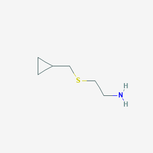 2-[(Cyclopropylmethyl)sulfanyl]ethan-1-amine