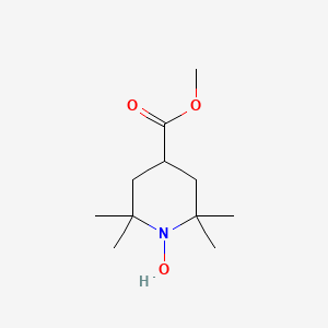 molecular formula C11H21NO3 B13725668 Methyl 1-hydroxy-2,2,6,6-tetramethylpiperidine-4-carboxylate 