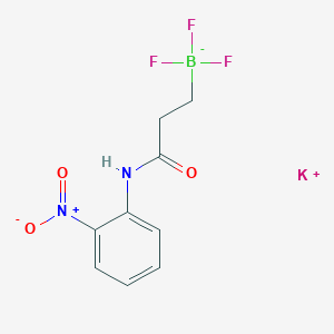 Potassium trifluoro(3-((2-nitrophenyl)amino)-3-oxopropyl)borate