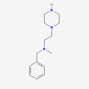 molecular formula C14H23N3 B1372570 Benzyl(methyl)[2-(piperazin-1-yl)ethyl]amine CAS No. 1018545-42-0