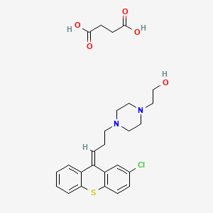 4-[(3Z)-3-(2-Chloro-9H-thioxanthen-9-ylidene)propyl]-1-piperazineethanol Succinate