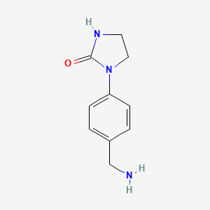 1-[4-(Aminomethyl)phenyl]imidazolidin-2-one