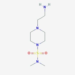 4-(2-aminoethyl)-N,N-dimethylpiperazine-1-sulfonamide
