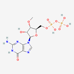 molecular formula C11H17N5O11P2 B13725758 3'-O-Methylguanosine-5'-Diphosphate CAS No. 78771-34-3