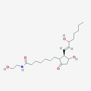 (8Xi,13e)-11,15-dihydroxy-N-(2-hydroxyethyl)-9-oxoprost-13-en-1-amide