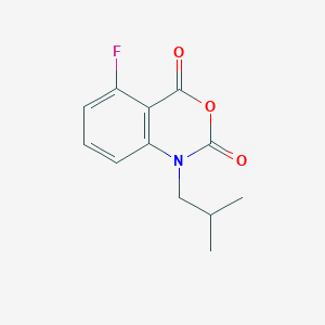 molecular formula C12H12FNO3 B13725795 5-Fluoro-1-isobutyl-1H-benzo[d][1,3]oxazine-2,4-dione 