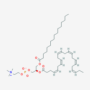molecular formula C46H80NO8P B137258 1-棕榈酰-2-二十二碳六烯酰-sn-甘油-3-磷酸胆碱 CAS No. 59403-54-2