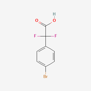 molecular formula C8H5BrF2O2 B1372584 2-(4-Bromophenyl)-2,2-difluoroacetic acid CAS No. 913574-93-3