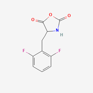 4-(2,6-Difluorobenzyl)oxazolidine-2,5-dione