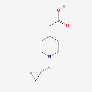 2-[1-(Cyclopropylmethyl)piperidin-4-yl]acetic acid