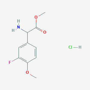 2-(3-Fluoro-4-methoxyphenyl)-DL-glycine Methyl Ester Hydrochloride