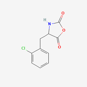 molecular formula C10H8ClNO3 B13726020 4-(2-Chlorobenzyl)oxazolidine-2,5-dione 