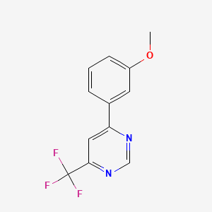 6-(3-Methoxyphenyl)-4-(trifluoromethyl)pyrimidine