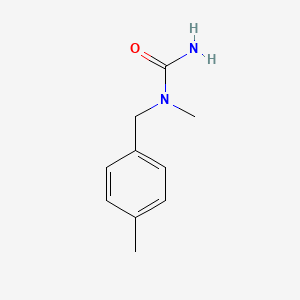 molecular formula C10H14N2O B1372606 1-Methyl-1-[(4-methylphenyl)methyl]urea CAS No. 1042782-27-3