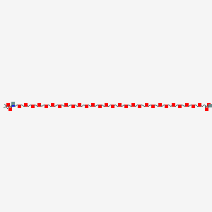 molecular formula C64H127NO32 B13726073 Boc-NH-PEG28-CH2CH2COOH 