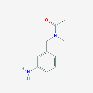 molecular formula C10H14N2O B1372608 N-[(3-aminophenyl)methyl]-N-methylacetamide CAS No. 1049874-33-0