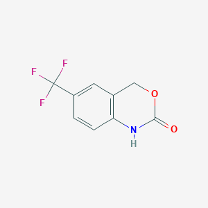 molecular formula C9H6F3NO2 B13726103 6-(Trifluoromethyl)-1H-benzo[d][1,3]oxazin-2(4H)-one 