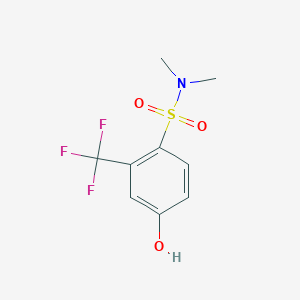 4-Hydroxy-N,N-dimethyl-2-trifluoromethyl-benzenesulfonamide