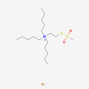 2-methylsulfonylsulfanylethyl(tripentyl)azanium;bromide