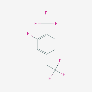 2-Fluoro-4-(2,2,2-trifluoroethyl)-1-(trifluoromethyl)benzene