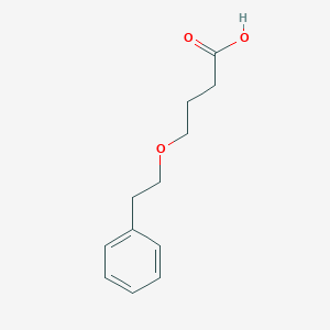 molecular formula C12H16O3 B1372624 4-(2-Phenylethoxy)butanoic acid CAS No. 855833-69-1