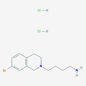 2-(4-Aminobutyl)-7-bromo-1,2,3,4-tetrahydroisoquinoline dihydrochloride