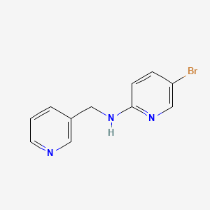 molecular formula C11H10BrN3 B1372626 5-溴-N-(3-吡啶基甲基)-2-吡啶胺 CAS No. 1036505-24-4