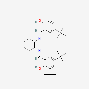 2,4-ditert-butyl-6-[[(2R)-2-[(3,5-ditert-butyl-2-hydroxyphenyl)methylideneamino]cyclohexyl]iminomethyl]phenol