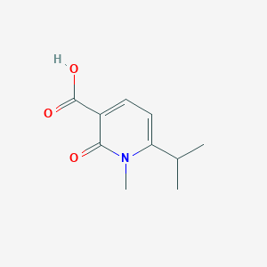 molecular formula C10H13NO3 B1372662 6-异丙基-1-甲基-2-氧代-1,2-二氢-3-吡啶甲酸 CAS No. 1123169-36-7