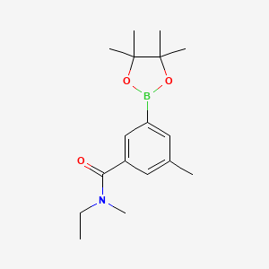 N-ethyl-N,3-dimethyl-5-(4,4,5,5-tetramethyl-1,3,2-dioxaborolan-2-yl)benzamide