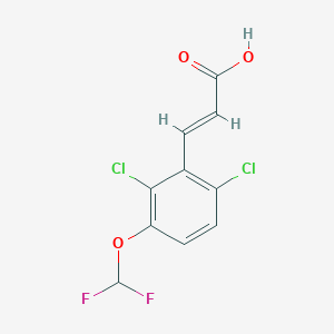 3-(2,6-Dichloro-3-(difluoromethoxy)phenyl)acrylic acid