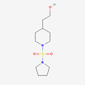 2-(1-(Pyrrolidin-1-ylsulfonyl)piperidin-4-yl)ethanol