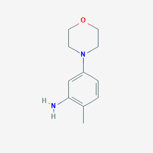 molecular formula C11H16N2O B1372672 2-甲基-5-吗啉基苯胺 CAS No. 1007211-91-7