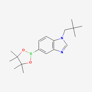 1-Neopentyl-5-(4,4,5,5-tetramethyl-1,3,2-dioxaborolan-2-yl)-1H-benzo[d]imidazole