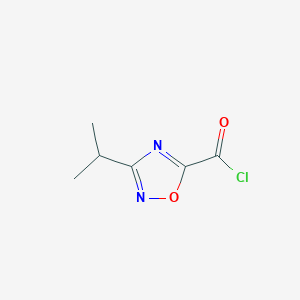 3-Isopropyl-1,2,4-oxadiazole-5-carbonyl Chloride