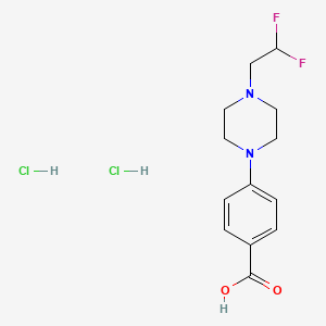 4-[4-(2,2-Difluoroethyl)-piperazin-1-yl]-benzoic acid dihydrochloride