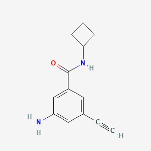 3-Amino-N-cyclobutyl-5-ethynylbenzamide