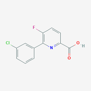 6-(3-Chlorophenyl)-5-fluoropicolinic acid