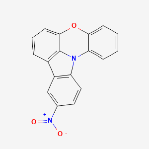 molecular formula C18H10N2O3 B13727025 10-Nitroindolo[3,2,1-kl]phenoxazine 