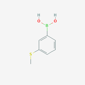 molecular formula C7H9BO2S B137271 3-(Methylthio)phenylboronic acid CAS No. 128312-11-8