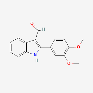 2-(3,4-dimethoxyphenyl)-1H-indole-3-carbaldehyde