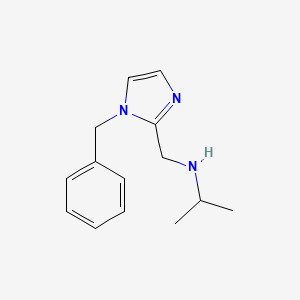 molecular formula C14H19N3 B13727282 (1-Benzyl-1h-imidazol-2-ylmethyl)-isopropyl-amine 